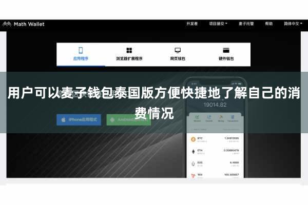 用户可以麦子钱包泰国版方便快捷地了解自己的消费情况